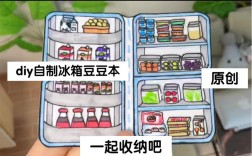 怎么做冰箱豆豆本？diy笔记本模具