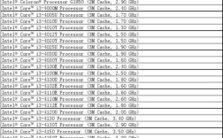 4代英特尔cpu参数？四代笔记本cpu