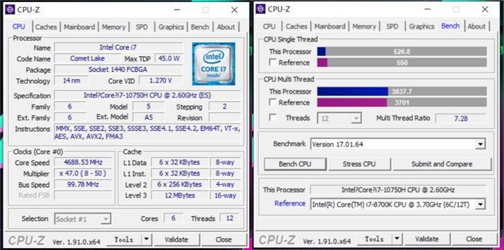 i712650h是几代?i7 10750h什么时候出的-图2 i712650h是几代?i7 10750h什么时候出的-图2