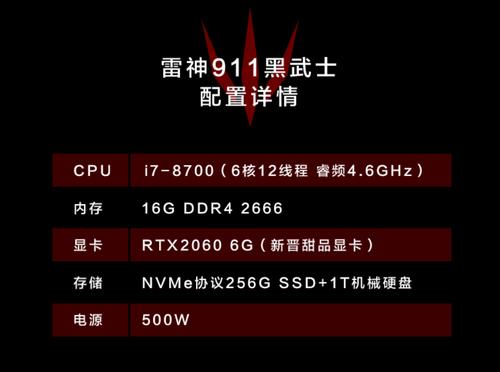 雷神911星翼参数?雷神911s6内存是什么都-图3 雷神911星翼参数?雷神911s6内存是什么都-图3