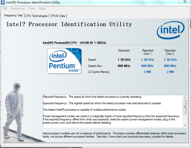 genuine英特尔cpu u4100是哪种处理器?英特尔 什么是低电压-图1 genuine英特尔cpu u4100是哪种处理器?英特尔 什么是低电压-图1