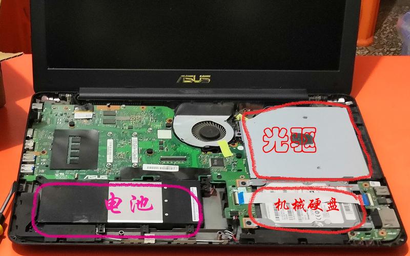 华硕笔记V505L本如何拆后盖换固态硬盘?华硕v505l是什么固态接口-图1 华硕笔记V505L本如何拆后盖换固态硬盘?华硕v505l是什么固态接口-图1