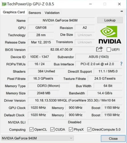 gtx950m+2g独显能玩什么?显卡GTX 950M 2G怎么样-图3 gtx950m+2g独显能玩什么?显卡GTX 950M 2G怎么样-图3
