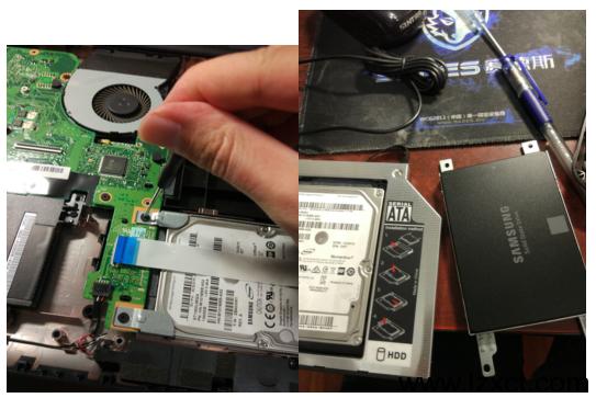 华硕w519l硬盘型号?np535u3c笔记本拆机-图3 华硕w519l硬盘型号?np535u3c笔记本拆机-图3