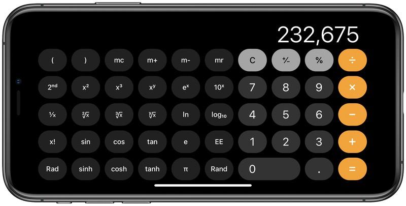 Iphone自带的计算器如何反算角度?笔记本开合角度多少-图3 Iphone自带的计算器如何反算角度?笔记本开合角度多少-图3