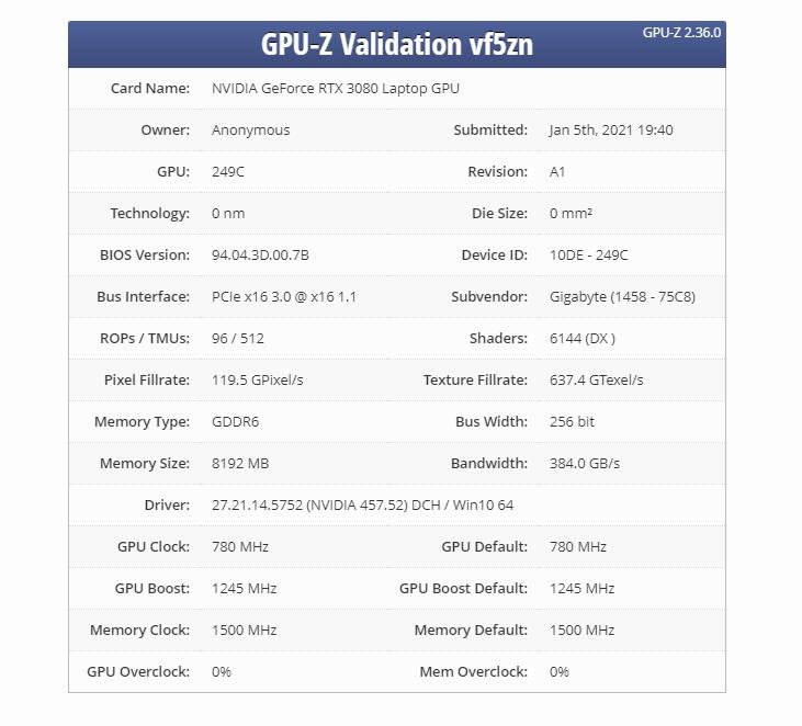 rtx3060max-q显卡参数?笔记本 max-q-图2 rtx3060max-q显卡参数?笔记本 max-q-图2