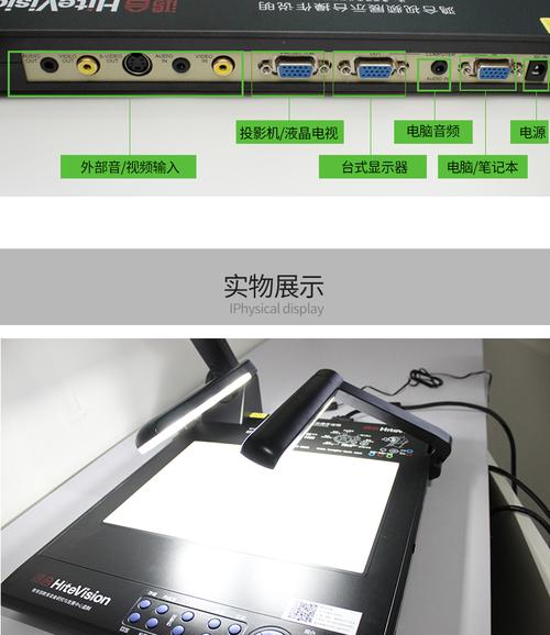 投影机怎么连接实物展台?笔记本展台机-图3 投影机怎么连接实物展台?笔记本展台机-图3